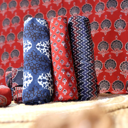 What is Ajrakh Hand Block Print? Complete Guide to Traditional Ajrakh Fabric