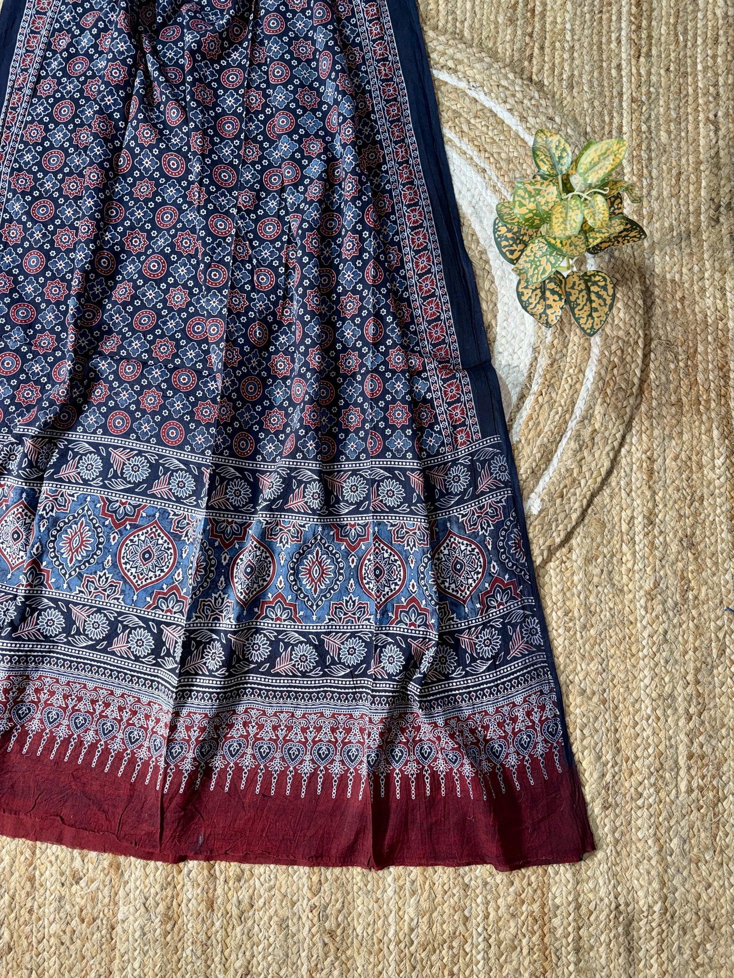 Ajrakh Mul Cotton Dupatta